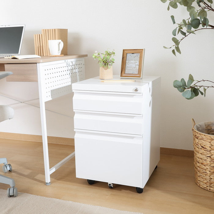 カプリス インキャビネットWH SA-MC-MW01 ホワイト 幅390×奥行440×高さ600mm fj-60514の画像