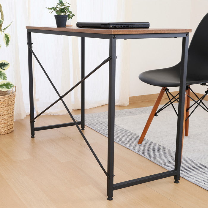 シンプルデスク アチーブWN BGZ1040AGWN ブラウン 幅1000×奥行410×高さ710mm fj-60583の画像