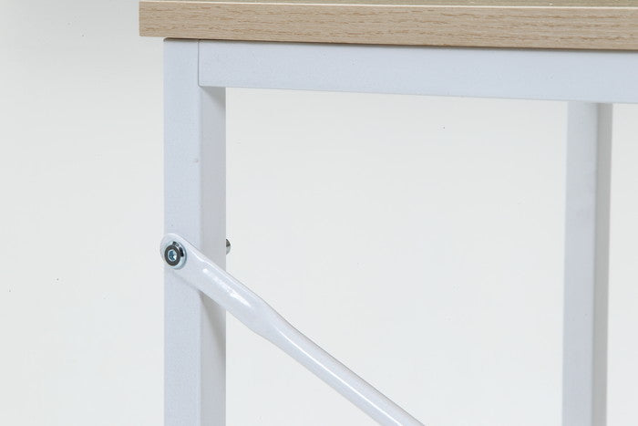 シンプルデスク アチーブOAK BGZ1040AGOAK ナチュラル 幅1000×奥行410×高さ710mm fj-60584の画像