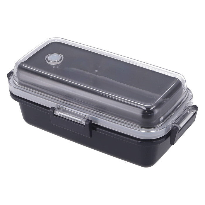 ランチボックス 2段 ネイビー 完成品 W195×D105×H75mm 0.2kg fj-60705の画像