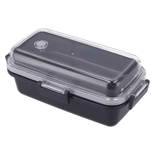 ランチボックス 2段 ネイビー 完成品 W195×D105×H75mm 0.2kg fj-60705の画像
