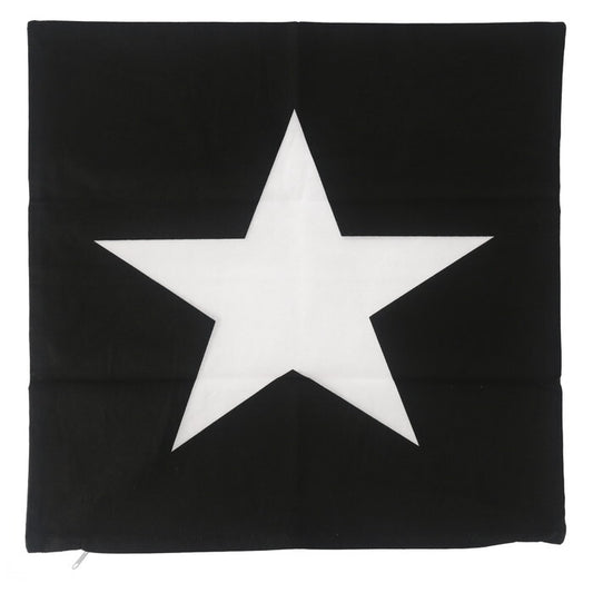 クッションカバー スター ブラック 50869 完成品 W450×D450×H5mm 0.07kg fj-61067の画像