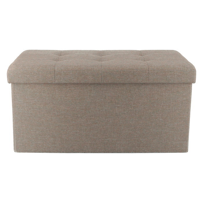 テーブルにもなる 収納 ベンチ ライトグレー 幅700×奥行350×高さ350 fj-61494の画像