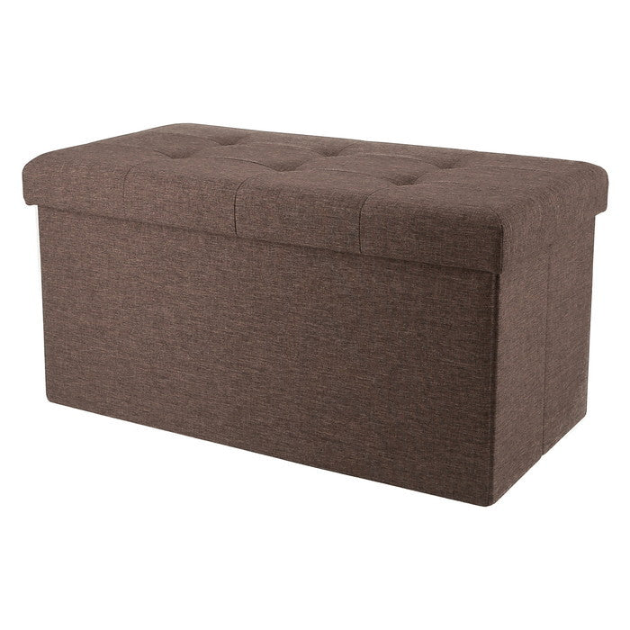 テーブルにもなる 収納 ベンチ チャコール 幅700×奥行350×高さ350 fj-61495の画像