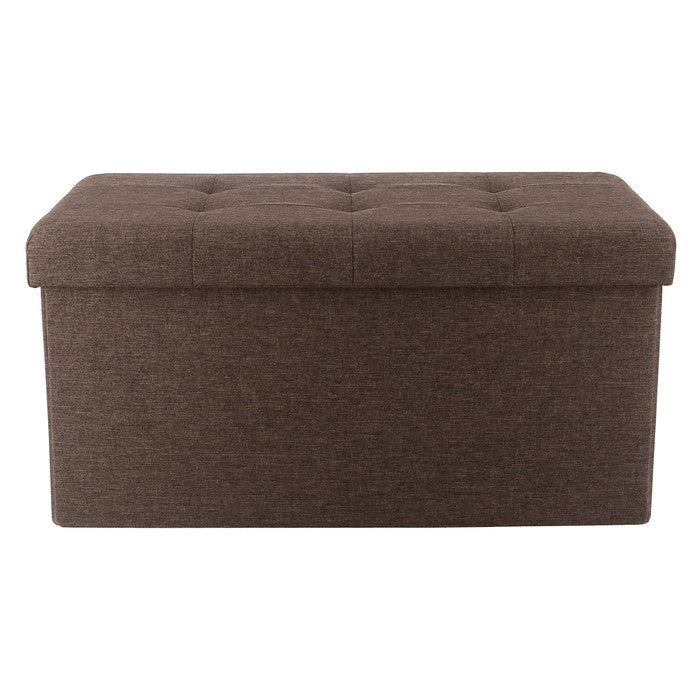 テーブルにもなる 収納 ベンチ チャコール 幅700×奥行350×高さ350 fj-61495の画像