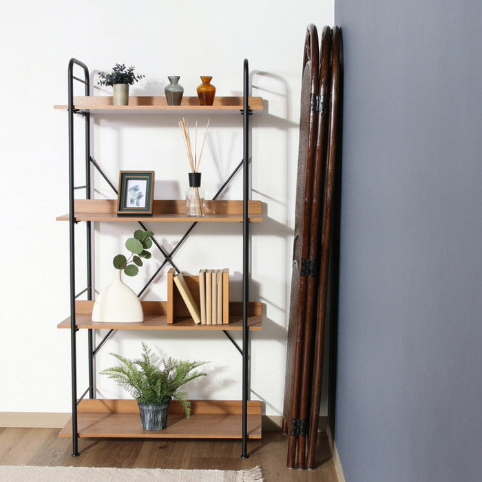 ラタン スクリーン 3連 BR FBC-011 幅1030×奥行270×高さ1500mm fj-61881の画像