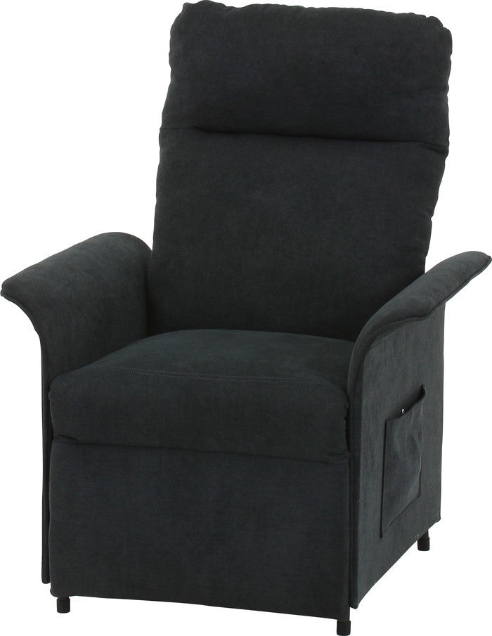 電動リクライナー SIMPLE 1P FB102 BK FB102 CS8 ブラック 幅770×奥行820×高さ1040mm fj-63201の画像