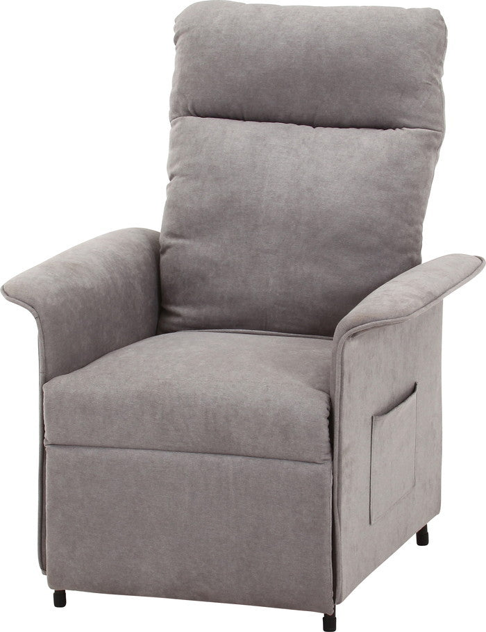 電動リクライナー SIMPLE 1P FB102 GY FB102 CS2 グレｰ 幅770×奥行820×高さ1040mm fj-63202の画像