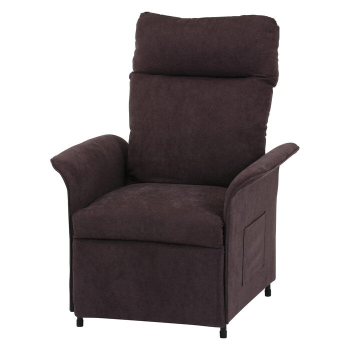 電動リクライナー SIMPLE 1P FB102 BR ブラウン 組立品 W770×D820×H1040mm 25.8kg fj-63204の画像