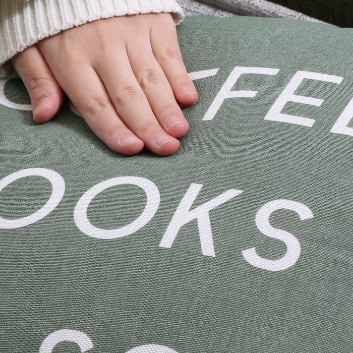 クッションカバー 45×45 COFFEE グリーン 幅45×450×高さ3 fj-63861の画像