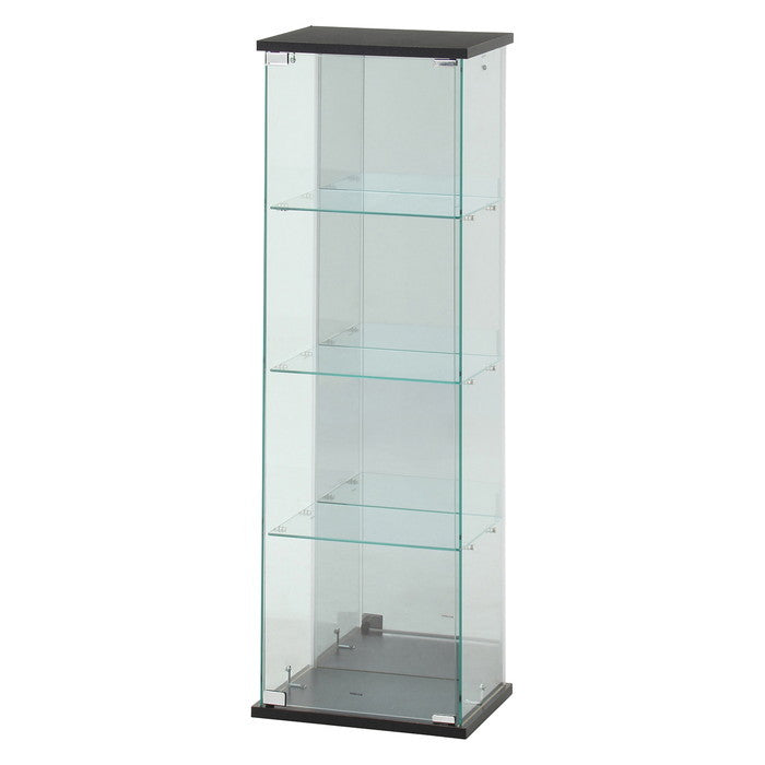 ガラス コレクション ケース BAAL BK ブラック 幅390×奥行300×高さ1195 fj-63932の画像