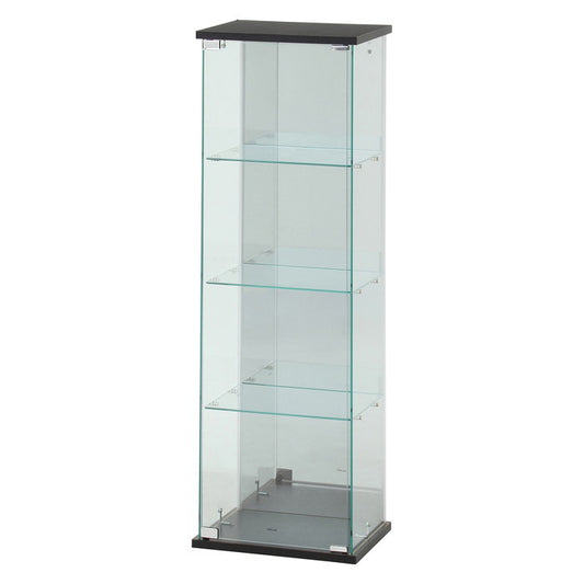 ガラス コレクション ケース BAAL BK ブラック 幅390×奥行300×高さ1195 fj-63932の画像