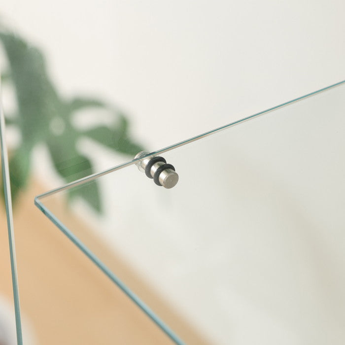 ガラス コレクション ケース BAAL WH ホワイト 幅390×奥行300×高さ1195 fj-63933の画像