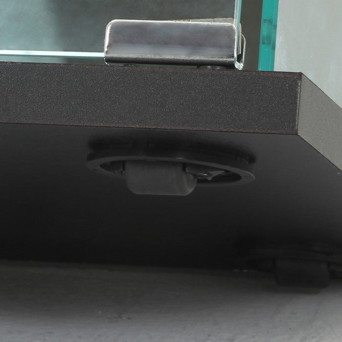 ガラス コレクション ケース BAAL ワイド BK ブラック 幅600×奥行300×高さ1195 fj-63936の画像