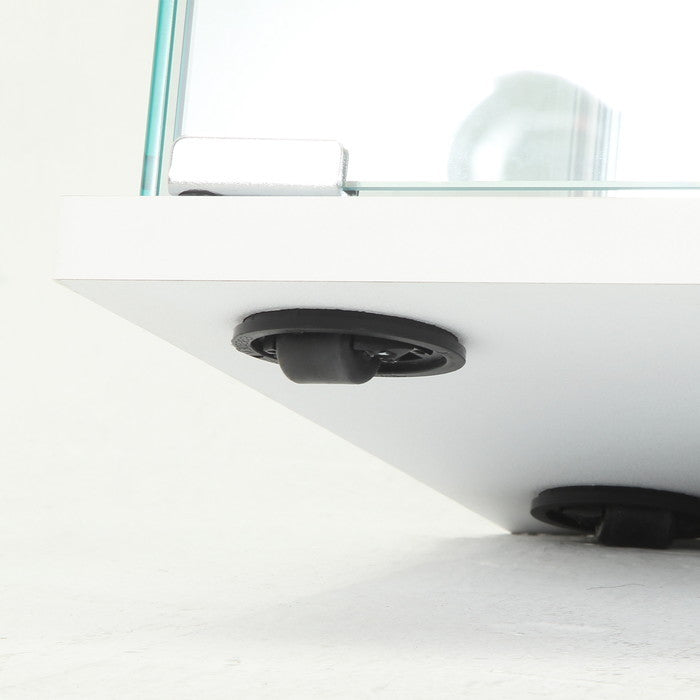 ガラス コレクション ケース BAAL ワイド WH ホワイト 幅600×奥行300×高さ1195 fj-63937の画像