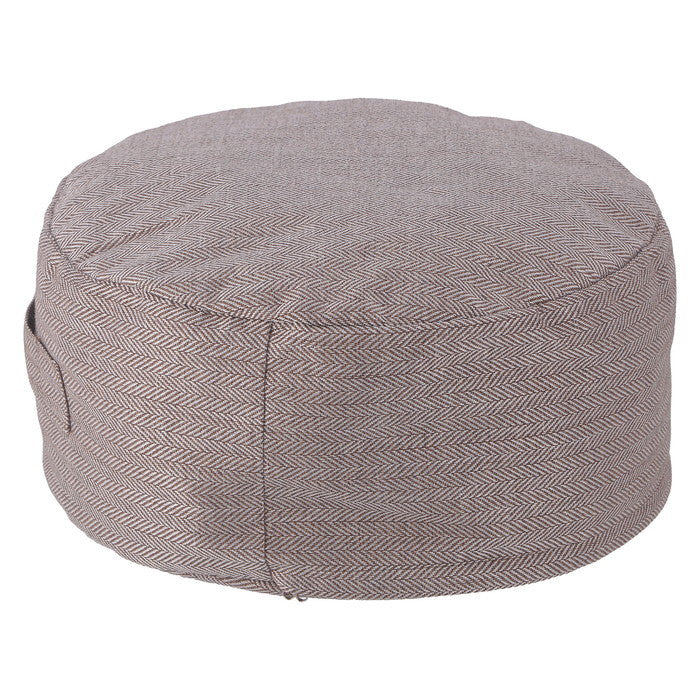 収納できる クッション カバー シュシュ まるS LBR ライトブラウン 幅380×奥行380×高さ170 fj-65082の画像