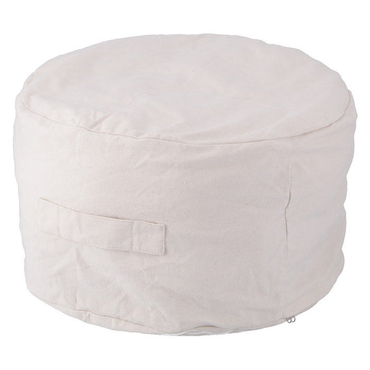 収納できる クッション カバー シュシュ まるM IV アイボリー 幅500×奥行500×高さ280 fj-65084の画像