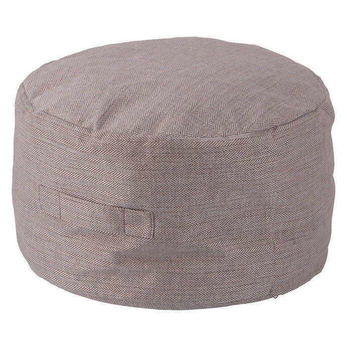 収納できる クッション カバー シュシュ まるM LBR ライトブラウン 幅500×奥行500×高さ280 fj-65085の画像