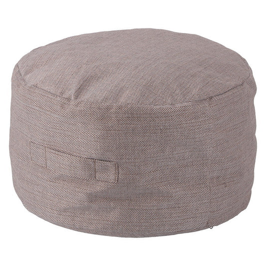 収納できる クッション カバー シュシュ まるM LBR ライトブラウン 幅500×奥行500×高さ280 fj-65085の画像