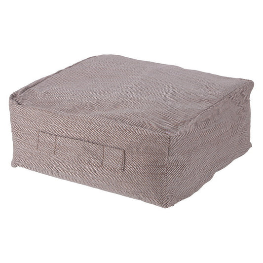 収納できる クッション カバー シュシュ S LBR ライトブラウン 幅380×奥行380×高さ170 fj-65088の画像