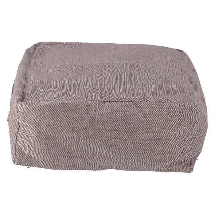 収納できる クッション カバー シュシュ S LBR ライトブラウン 幅380×奥行380×高さ170 fj-65088の画像