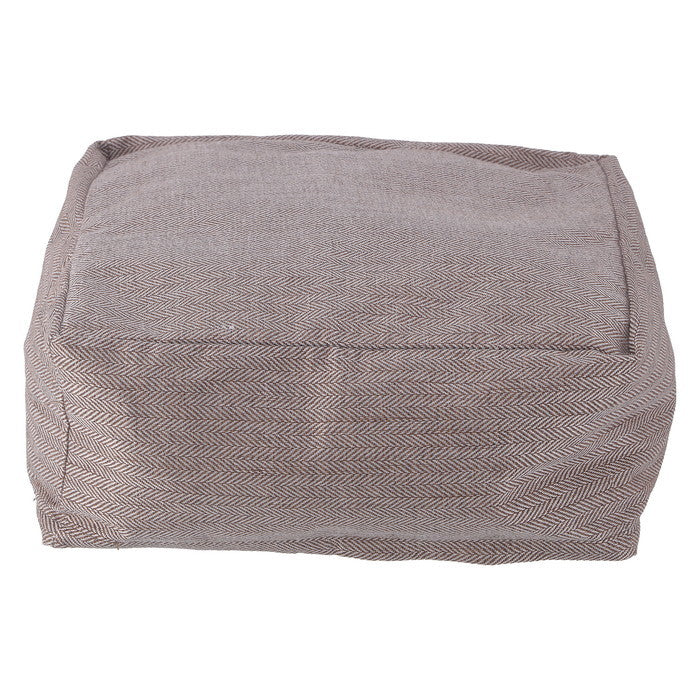 収納できる クッション カバー シュシュ S LBR ライトブラウン 幅380×奥行380×高さ170 fj-65088の画像