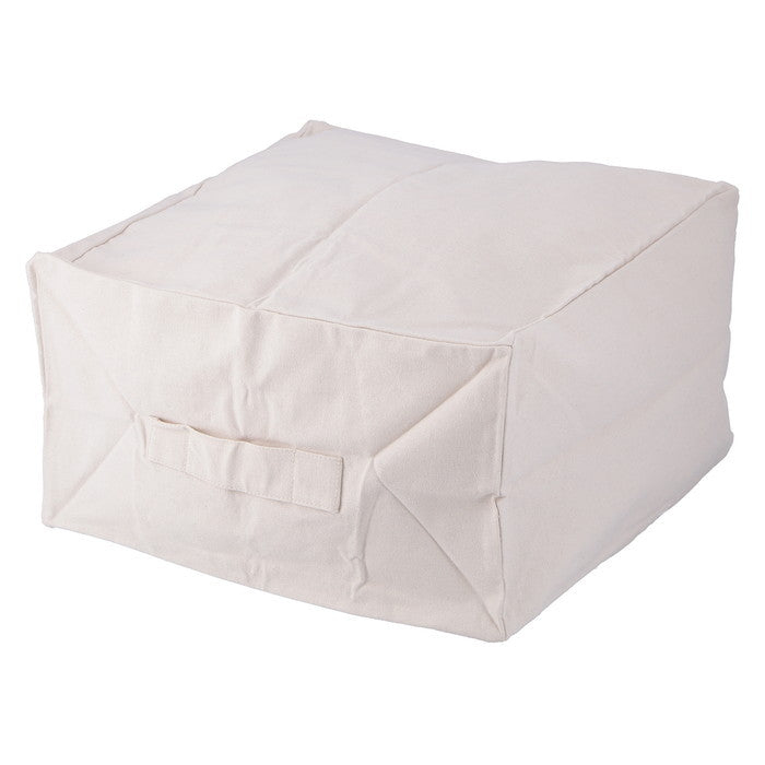 収納できる クッション カバー シュシュ M IV アイボリー 幅500×奥行500×高さ280 fj-65090の画像