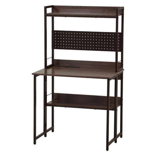 デスク マルチ フォールディング ゼファー BR BR ブラウン ブラウン 組立品 W800×D570×H1360mm 16.5kg fj-65278の画像