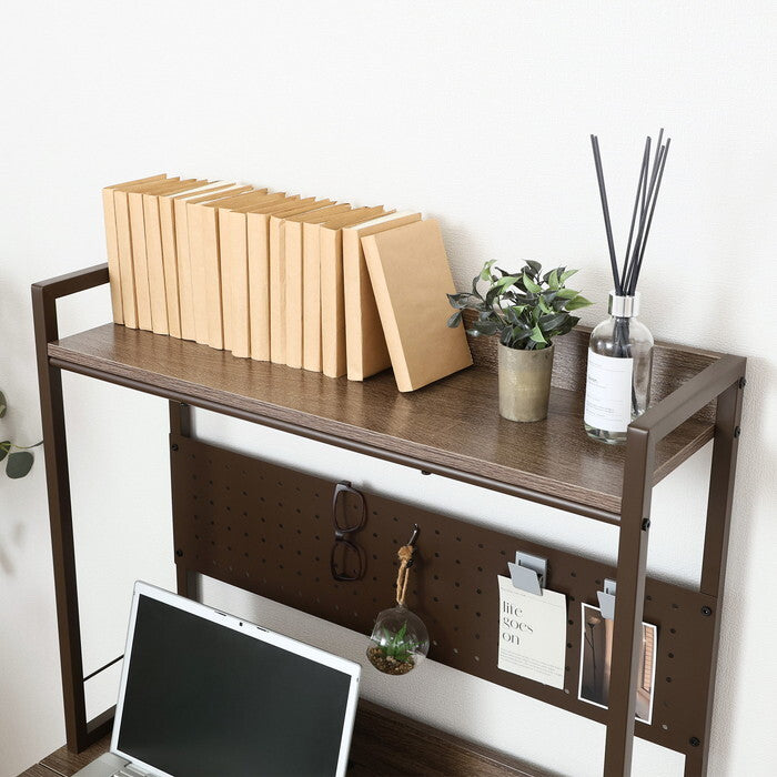 デスク マルチ フォールディング ゼファー BR BR ブラウン ブラウン 組立品 W800×D570×H1360mm 16.5kg fj-65278の画像