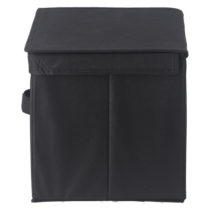 蓋付不織布インナー ボックス スタンダード BK 70455 ブラック 幅380×奥行250×高さ250 fj-65285の画像