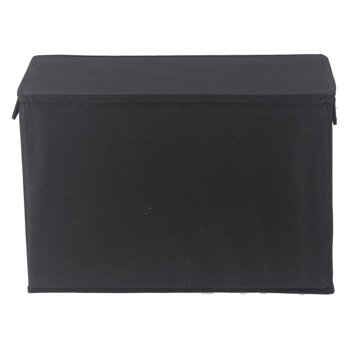 蓋付不織布インナー ボックス スタンダード BK 70455 ブラック 幅380×奥行250×高さ250 fj-65285の画像