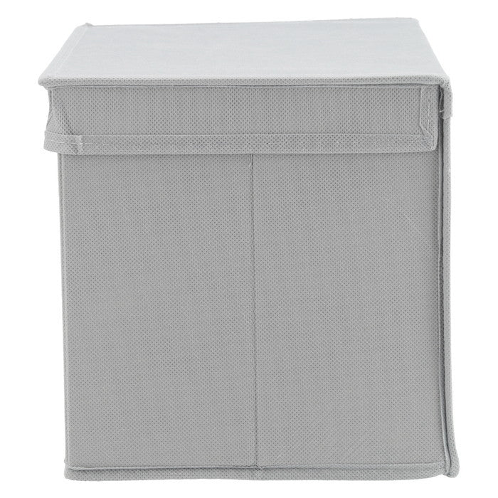 蓋付不織布インナー ボックス スタンダード GY 70456 グレー 幅380×奥行250×高さ250 fj-65286の画像