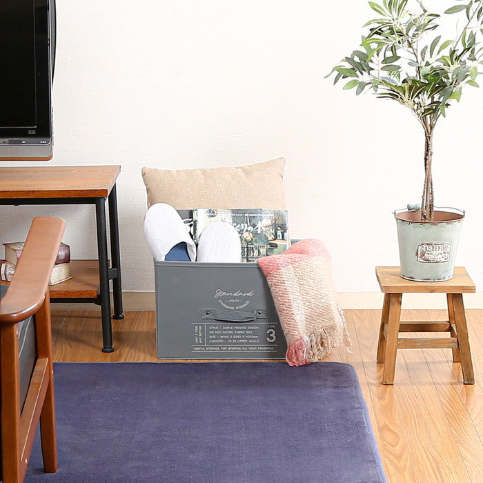 蓋付不織布インナー ボックス スタンダード GY 70456 グレー 幅380×奥行250×高さ250 fj-65286の画像