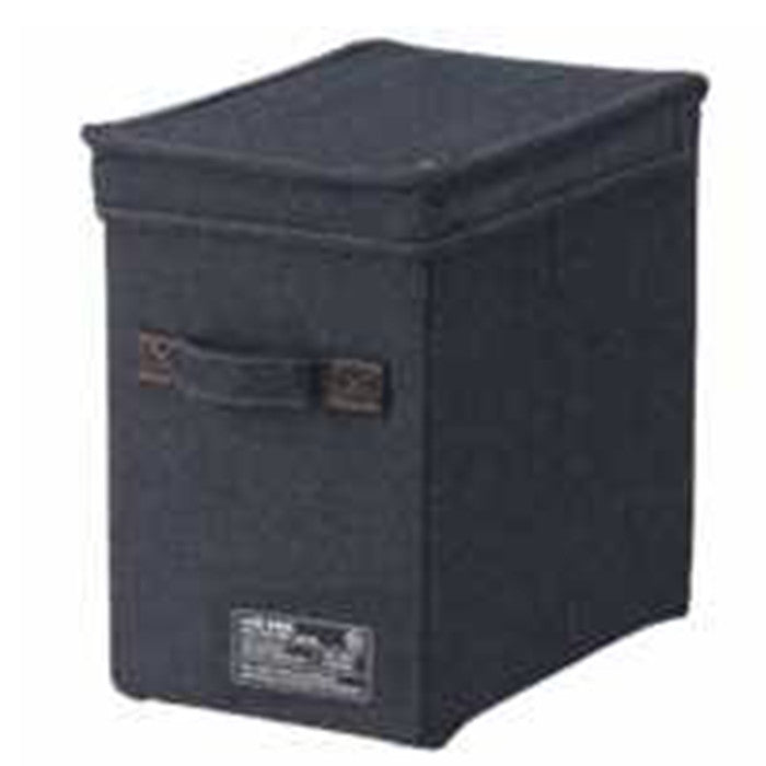 LB デニム調 インナーボックス 縦ハーフ 蓋付 ブルー 幅180×奥行260×高さ260 fj-67313の画像