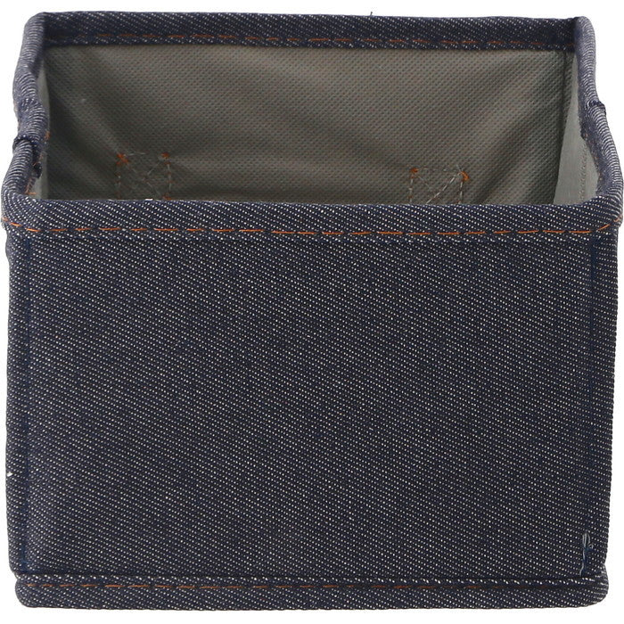 LB デニム調 インナーボックス クォーター2Pセット ブルー 幅180×奥行260×高さ130 fj-67314の画像