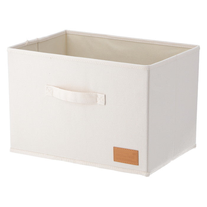 LB キャンバス調 インナーボックス アイボリー 幅380×奥行260×高さ260 fj-67316の画像