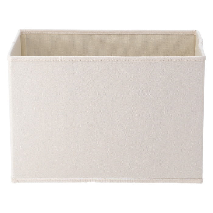 LB キャンバス調 インナーボックス アイボリー 幅380×奥行260×高さ260 fj-67316の画像