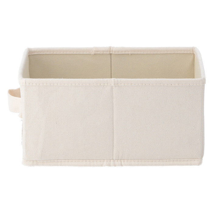 LB キャンバス調 インナーボックス クォーター2Pセット アイボリー 幅180×奥行260×高さ130 fj-67319の画像