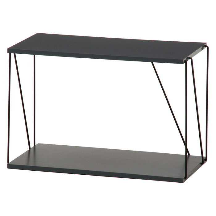 EZBO ワイヤーラック2段 60幅 ダークグレー 幅610×奥行310×高さ400 fj-67321の画像