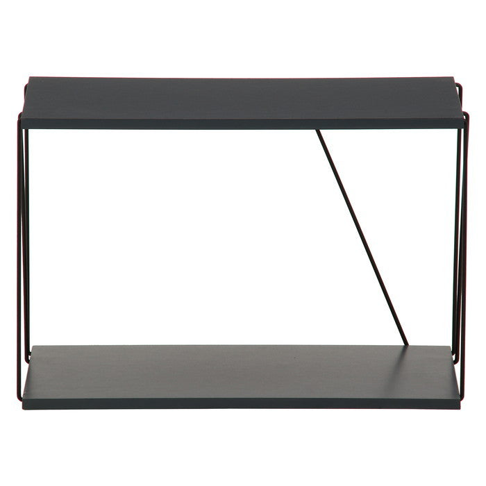 EZBO ワイヤーラック2段 60幅 ダークグレー 幅610×奥行310×高さ400 fj-67321の画像