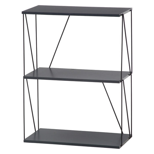 EZBO ワイヤーラック3段 60幅 ダークグレー 幅610×奥行310×高さ785 fj-67322の画像