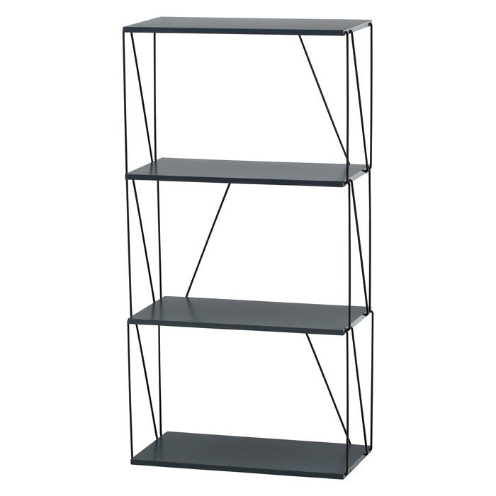 EZBO ワイヤーラック4段 60幅 ダークグレー 幅610×奥行310×高さ1170 fj-67323の画像