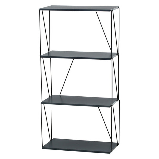 EZBO ワイヤーラック4段 60幅 ダークグレー 幅610×奥行310×高さ1170 fj-67323の画像