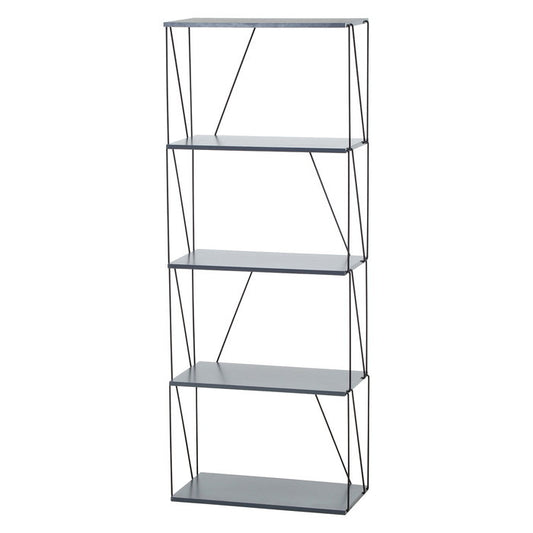 EZBO ワイヤーラック5段 60幅 ダークグレー 幅610×奥行310×高さ1555 fj-67324の画像