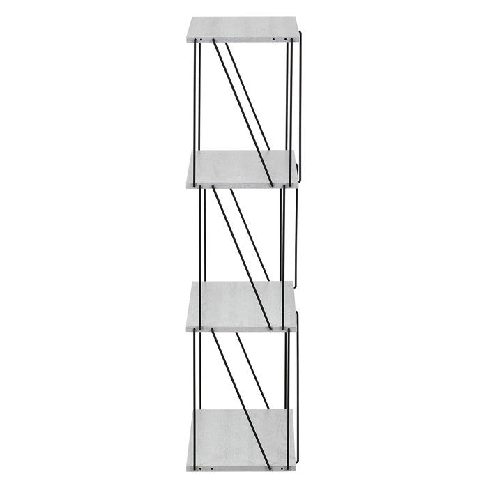 EZBO ワイヤーラック4段 60幅 ホワイトオーク ホワイトウォッシュ 幅610×奥行310×高さ1170 fj-67327の画像