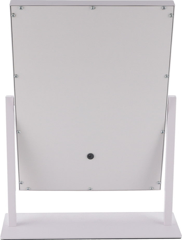 プレミアムLEDミラー yumeka WH LED-365 ホワイト 幅365×奥行120×高さ464mm fj-67782の画像