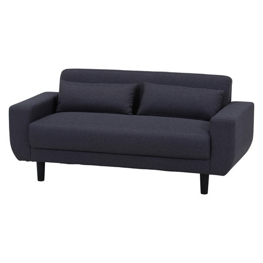 ソファ 2P ワイドGY グレー 完成品 一部取付 W1600×D710×H725mm fj-70240の画像