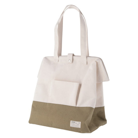 LB がまぐちランドリーバッグ GR グリーン 幅370×奥行260×高さ420 fj-70341の画像