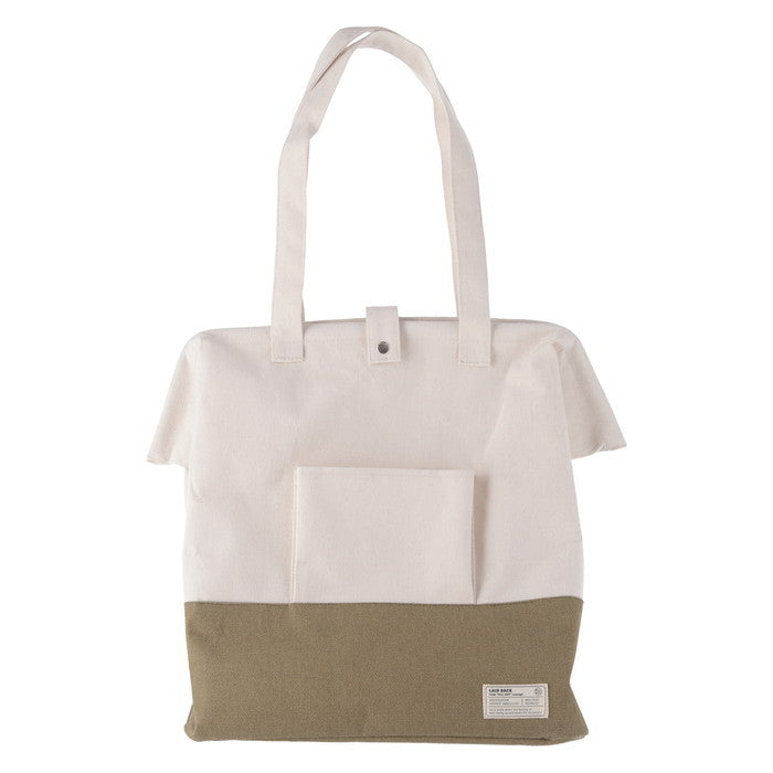 LB がまぐちランドリーバッグ GR グリーン 幅370×奥行260×高さ420 fj-70341の画像