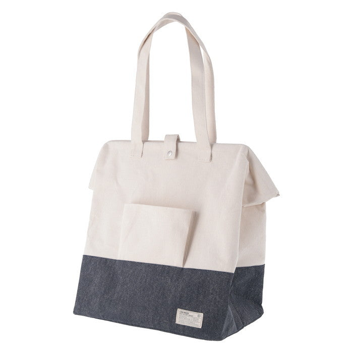 LB がまぐちランドリーバッグ NV ネイビー 幅370×奥行260×高さ420 fj-70342の画像